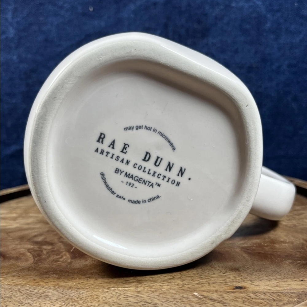 Rae Dunn Artisan Collection 192 WHO RESCUED WHO? Mug - Picture 2 of 3